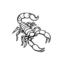 Dessin à colorier: Scorpion (Animaux) #209591 - Coloriages à Imprimer Gratuits