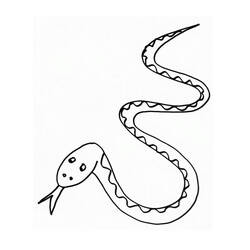 Dessin à colorier: Serpent (Animaux) #14370 - Coloriages à Imprimer Gratuits