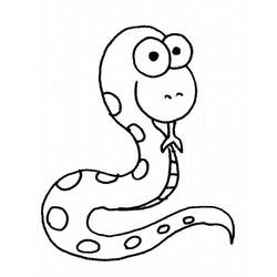 Dessin à colorier: Serpent (Animaux) #14376 - Coloriages à Imprimer Gratuits