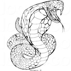 Dessin à colorier: Serpent (Animaux) #14388 - Coloriages à Imprimer Gratuits