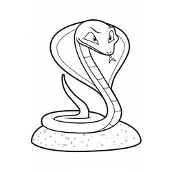 Dessin à colorier: Serpent (Animaux) #14397 - Coloriages à Imprimer Gratuits