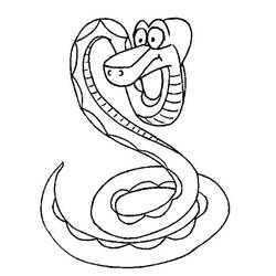 Dessin à colorier: Serpent (Animaux) #14403 - Coloriages à Imprimer Gratuits