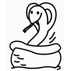Dessin à colorier: Serpent (Animaux) #14443 - Coloriages à Imprimer Gratuits