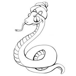 Dessin à colorier: Serpent (Animaux) #14473 - Coloriages à Imprimer Gratuits