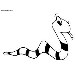 Dessin à colorier: Serpent (Animaux) #14479 - Coloriages à Imprimer Gratuits