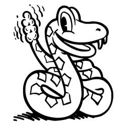 Coloriage Serpent (Animaux) #175135 à imprimer et colorier