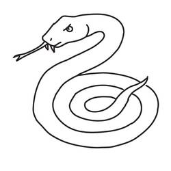 Coloriage Serpent (Animaux) #175142 à imprimer et colorier