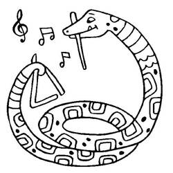 Coloriage Serpent (Animaux) #175148 à imprimer et colorier