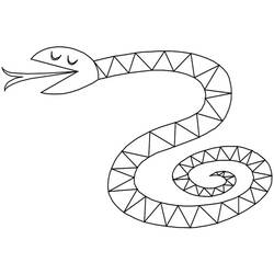 Coloriage Serpent (Animaux) #175149 à imprimer et colorier