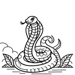 Coloriage Serpent (Animaux) #216874 à imprimer et colorier