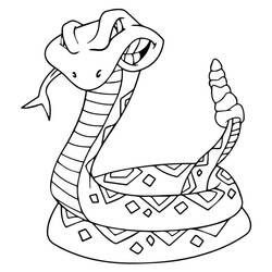 Coloriage Serpent (Animaux) #216886 à imprimer et colorier