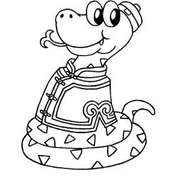 Coloriage Serpent (Animaux) #216887 à imprimer et colorier