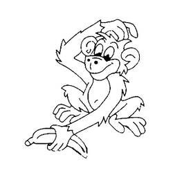 Coloriage Singe (Animaux) #175037 à imprimer et colorier