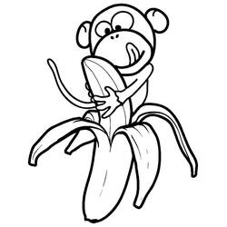 Coloriage Singe (Animaux) #175038 à imprimer et colorier