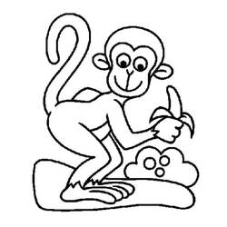 Coloriage Singe (Animaux) #175047 à imprimer et colorier