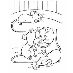 Coloriage Souris (Animaux) #189518 à imprimer et colorier