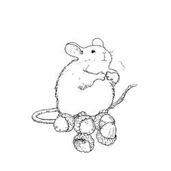Coloriage Souris (Animaux) #189528 à imprimer et colorier