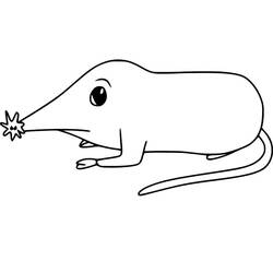 Dessin à colorier: Taupe (Animaux) #210775 - Coloriages à Imprimer Gratuits