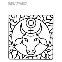 Dessin à colorier: Taureau (Animaux) #13859 - Coloriages à Imprimer Gratuits