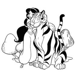 Dessin à colorier: Tigre (Animaux) #13640 - Coloriages à Imprimer Gratuits