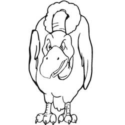 Dessin à colorier: Vautour (Animaux) #205311 - Coloriages à Imprimer Gratuits