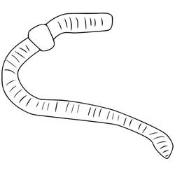 Dessin à colorier: Ver de terre (Animaux) #214603 - Coloriages à Imprimer Gratuits