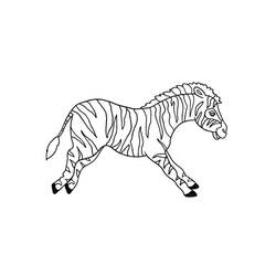 Coloriage Zèbre (Animaux) #197158 à imprimer et colorier