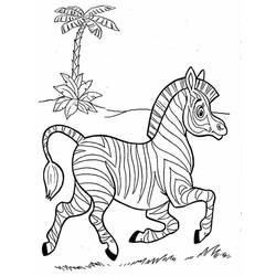 Coloriage Zèbre (Animaux) #197166 à imprimer et colorier