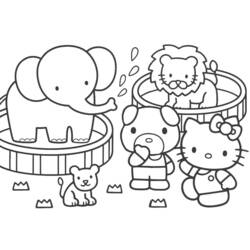 Dessin à colorier: Zoo (Animaux) #12790 - Coloriages à Imprimer Gratuits