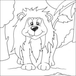 Dessin à colorier: Zoo (Animaux) #12847 - Coloriages à Imprimer Gratuits