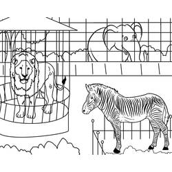 Coloriage Zoo (Animaux) #201724 à imprimer et colorier