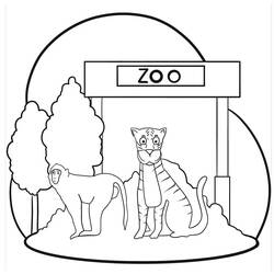 Coloriage Zoo (Animaux) #201727 à imprimer et colorier