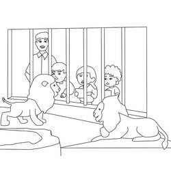 Coloriage Zoo (Animaux) #201729 à imprimer et colorier