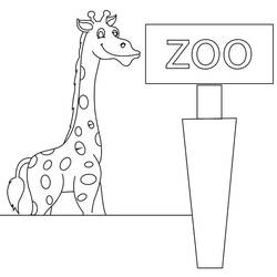 Coloriage Zoo (Animaux) #201736 à imprimer et colorier