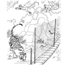 Coloriage Zoo (Animaux) #201750 à imprimer et colorier