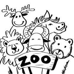 Coloriage Zoo (Animaux) #201758 à imprimer et colorier
