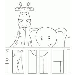 Coloriage Zoo (Animaux) #201763 à imprimer et colorier