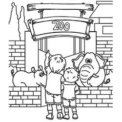Coloriage Zoo (Animaux) #201764 à imprimer et colorier