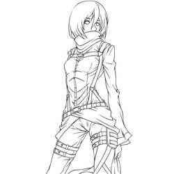 Coloriage Attaque des Titans (Animé et Manga) #182965, dessin gratuit prêt à imprimer