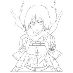 Dessin à colorier: Attaque des Titans (Animé et Manga) #182968 - Coloriages à Imprimer Gratuits