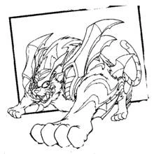 Illustration au trait Beyblade (Animé et Manga) #46820 prête à colorier