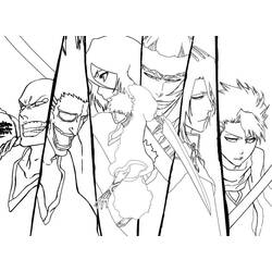 Dessin à colorier: Bleach (Animé et Manga) #208090 - Coloriages à Imprimer Gratuits