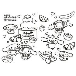 Dessin à colorier: Cinnamoroll (Animé et Manga) #212276 - Coloriages à Imprimer Gratuits