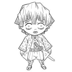 Dessin à colorier: Demon Slayer (Animé et Manga) #175981 - Coloriages à Imprimer Gratuits