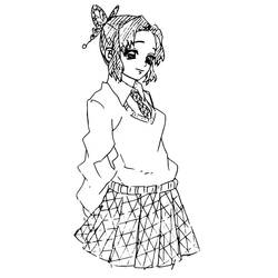 Dessin à colorier: Demon Slayer (Animé et Manga) #175988 - Coloriages à Imprimer Gratuits