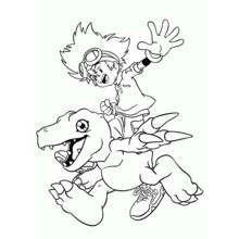 Coloriage Digimon (Animé et Manga) #51431 à imprimer et colorier