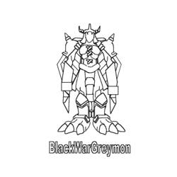 Dessin à colorier: Digimon (Animé et Manga) #51461 - Coloriages à Imprimer Gratuits