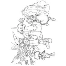 Coloriage Digimon (Animé et Manga) #51492 à imprimer et colorier