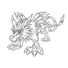 Dessin à colorier: Digimon (Animé et Manga) #51558 - Coloriages à Imprimer Gratuits