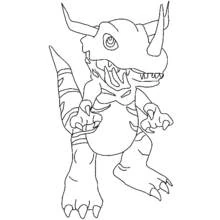 Coloriage Digimon (Animé et Manga) #51580 à imprimer et colorier